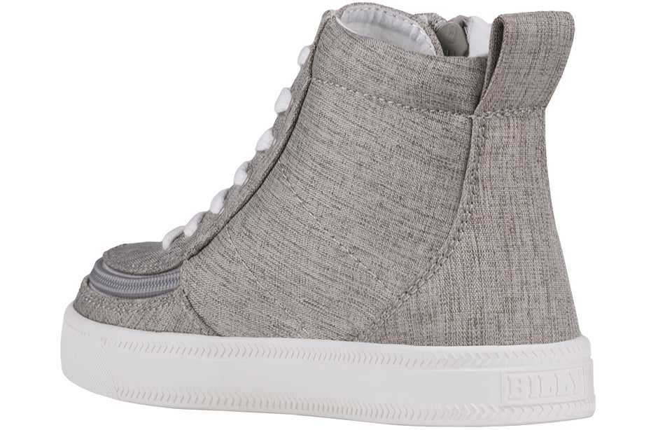 Grey Jersey BILLY Classic Lace Highs - BILLY Footwear