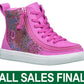 Pink Printed Canvas BILLY Classic Lace Highs