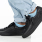 Black to the Floor Leather BILLY Classic Lace Lows