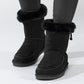 Kid's Black BILLY Cozy Boots, zipper shoes, like velcro, that are adaptive, accessible, inclusive and use universal design to accommodate an afo. BILLY Footwear is medium and wide width, M, D and EEE, are comfortable, and come in toddler, kids, mens, and womens sizing.