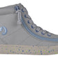 Grey/Blue Speckle BILLY Classic Lace Hi