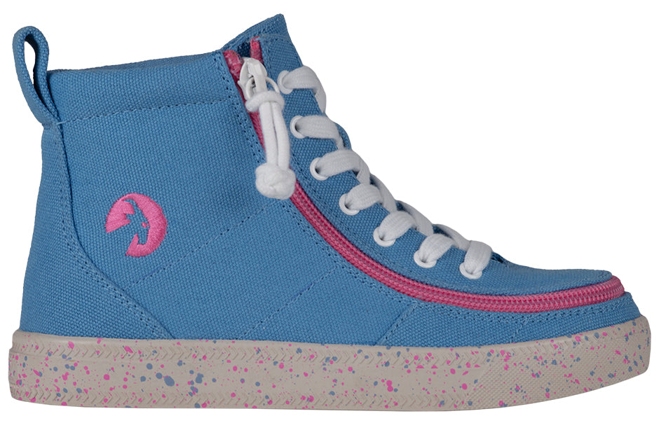 Blue/Pink Speckle BILLY Classic Lace Hi