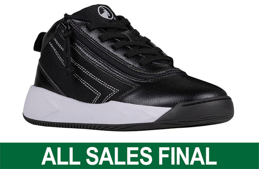 Black/White BILLY Sport Hoop Athletic Sneakers