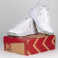 White BILLY Sport Hoop Athletic Sneakers
