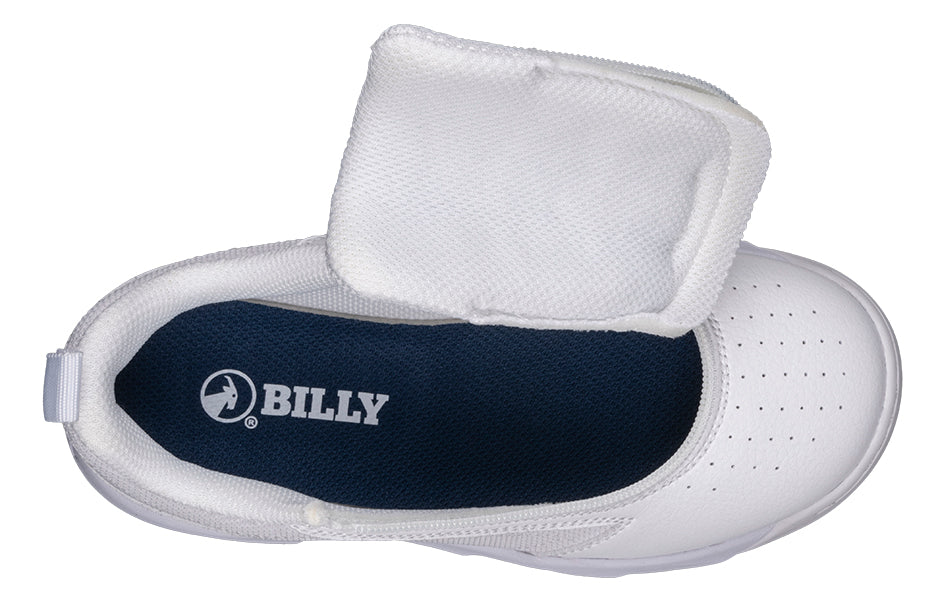 White/Navy BILLY Sport Court Athletic Sneakers
