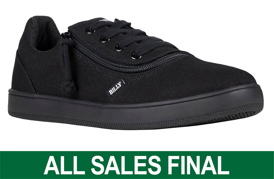 Men's Black to the Floor BILLY Sneaker Low Tops