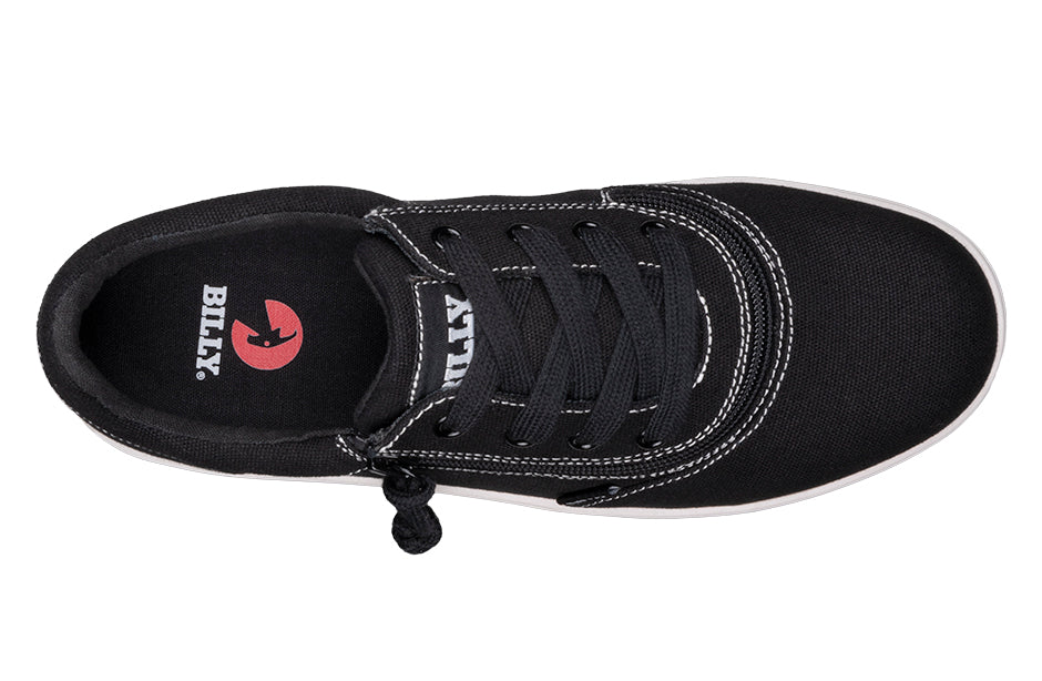 Men's Black/White Stitch BILLY Sneaker Low Tops