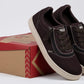 Men's Dark Brown/White Stitch BILLY Sneaker Low Tops