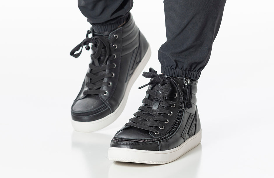 Men's Black Leather BILLY Ten9 CS Sneaker High Tops
