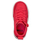 Toddler Red BILLY Classic Lace Highs, zipper shoes, like velcro, that are adaptive, accessible, inclusive and use universal design to accommodate an afo. Footwear is medium and wide width, M, D and EEE, are comfortable, and come in toddler, kids, mens, and womens sizing.