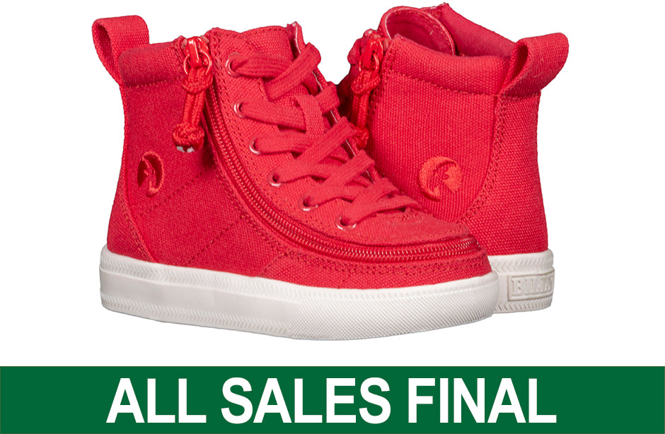 Toddler Red BILLY Classic Lace Hi