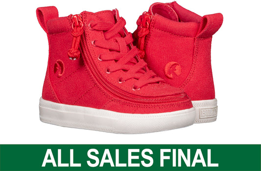 Toddler Red BILLY Classic Lace Hi