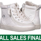 Toddler White Faux Leather BILLY Classic Lace Hi