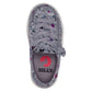 Toddler Heather Grey Star BILLY Classic Lace Lows, zipper shoes, like velcro, that are adaptive, accessible, inclusive and use universal design to accommodate an afo. Footwear is medium and wide width, M, D and EEE, are comfortable, and come in toddler, kids, mens, and womens sizing.