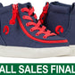 Toddler Navy/Red BILLY Classic Lace Hi