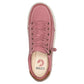 Women's Dusty Rose (Brown Mustache) BILLY Classic Lace Lows, zipper shoes, like velcro, that are adaptive, accessible, inclusive and use universal design to accommodate an afo. Footwear is medium and wide width, M, D and EEE, are comfortable, and come in toddler, kids, mens, and womens sizing.