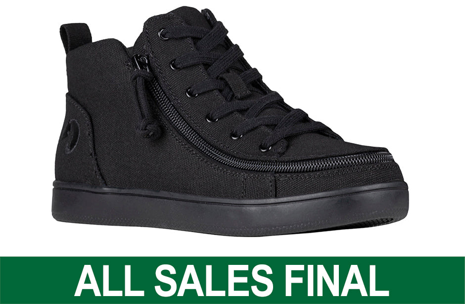 Women's Black to the Floor BILLY Sneaker Lace Mid Tops