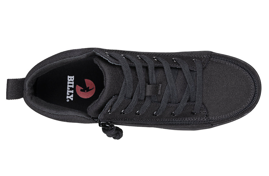 Women's Black to the Floor BILLY Sneaker Lace Mid Tops